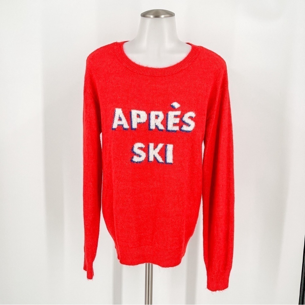 H&M Red Après Ski Sweater